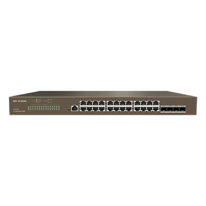 Switch cu 24 porturi IP-COM G3328F, 10/100/1000 Mbps, 4 SFP, 16000 MAC, cu management