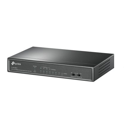 Switch cu 8 porturi TP-Link TL-SF1008LP, 2000 MAC, 4 porturi PoE, 250 m, 1.6 Gbps, fara management