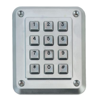 Tastatura LED antivandal UTC ATS1155, intrare/iesire, IP67, otel