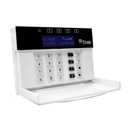 Tastatura Pyronix FPV2GSMGB, LCD, microfon/difuzor, 256 evenimente