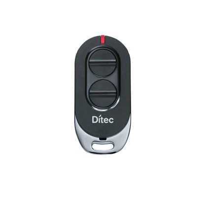 Telecomanda Ditec ZEN4MT, 4 canale, 433.92 MHz, 150 m, negru, insertie cromata