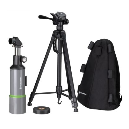 Telescop refractor Bresser NightExplorer 80/400 + Trepied si rucsac