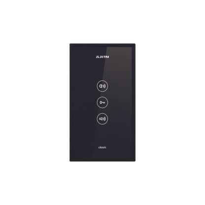 Interfon de interior Electra Classic PAS.27N, touch screen, semiduplex, aparent,negru