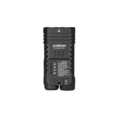 Lanterna profesionala Acebeam Terminator M2-X 6500K CW BLACK, 3200 lumeni, 500 m