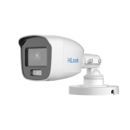 Camera supraveghere exterior Hikvision HiLooK ColorVu THC-B159-MS, 5 MP, 2.8 mm, lumina alba 20 m, microfon