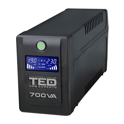 UPS cu 2 prize TED 003959, 700VA, 400 W, LCD