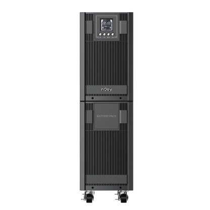 UPS industrial monofazat Njoy Aster 10KT, 10KVA / 9KW, LCD, compatibil cu generator, cu management