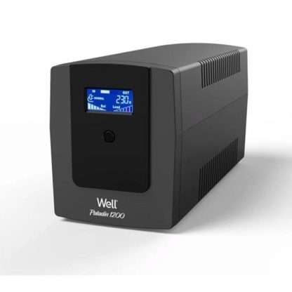 UPS line interactiv cu 3 prize Well Paladin UPS-LINT-PALADIN1200-WL, 1200VA, 720W