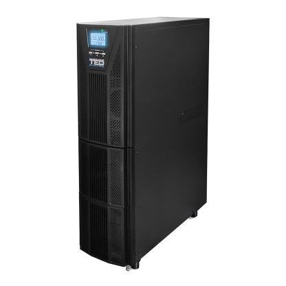 UPS Online cu dubla conversie monofazat TED004017, management intrare / iesire regleta, 10kVA, 10kW, LCD