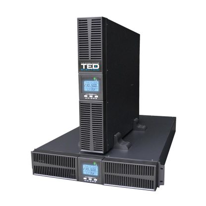 UPS Rackabil cu 5 prize TED004055, 2000VA, 1800W, LCD