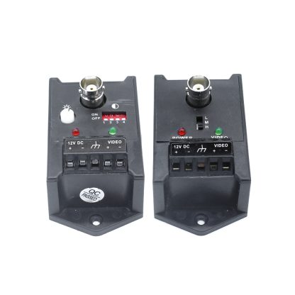 Video balun activ transmitator si receptor CLIR B1A, AHD, CVI, TVI, CAT5e/6 UTP, 1 canal, 720/1080p