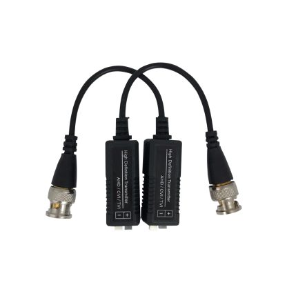 Video balun pasiv cu protectie interferente si descarcari LLT-B208, pana la 5 MP, PRET/SET