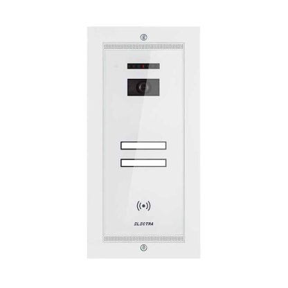 Videointerfon de exterior Electra Electra VPM.2FR02.ELW04, RFID, 2 familii, ingropat, 4 fire