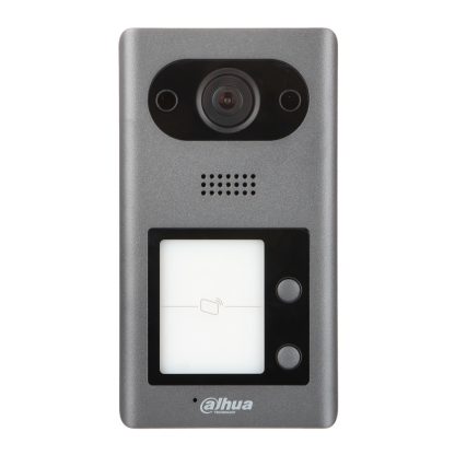 Videointerfon de exterior IP Dahua VTO3211D-P2-S2, 2 MP, 2 familii, aparent, cititor RFID, PoE