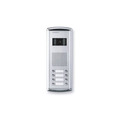 Videointerfon de exterior Commax DRC-6AM, 6 familii, ingropat, 4 fire