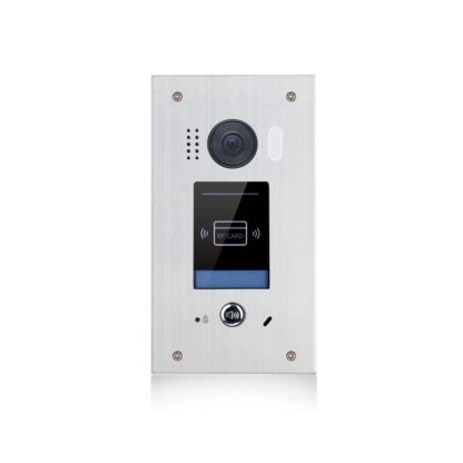 Videointerfon de exterior RFID 2EAsy DT611F-ID-FE, 2 MP, EM, 320 utilizatori, 2 fire, aparent/ingropat