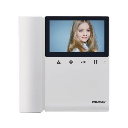 Videointerfon de interior Commax CDV-43K, 4.3 inch, aparent, 4 fire