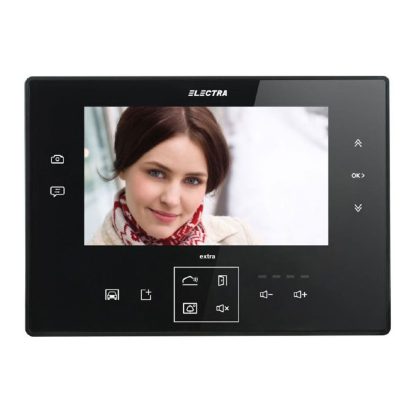 Videointerfon de interior Electra Extra VTE.7S903.ELB04, aparent, LCD 7 inch, negru