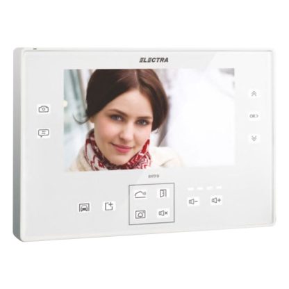 Videointerfon de interior Electra Extra VTE.7S903.ELW04, aparent, LCD 7 inch, alb