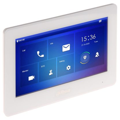 Videointerfon de interior IP Dahua VTH5422HW, 3 familii, 7 inch, aparent