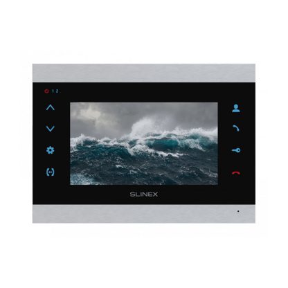 Videointerfon de interior Slinex SL-07MHD-SB, 7 inch, aparent, slot card, detectia miscarii