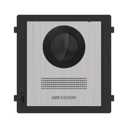 Videointerfon exterior modular IP Hikvision DS-KD8003-IME1B/NS, 2 MP, IR, 2000 utilizatori, PoE, aparent/ingropat