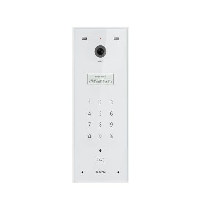 Videointerfon de exterior Electra Touch Line VPE.0BF03.ELWTL, 255 apartamente, ingropat, 800 TVL, acces prin card RFID